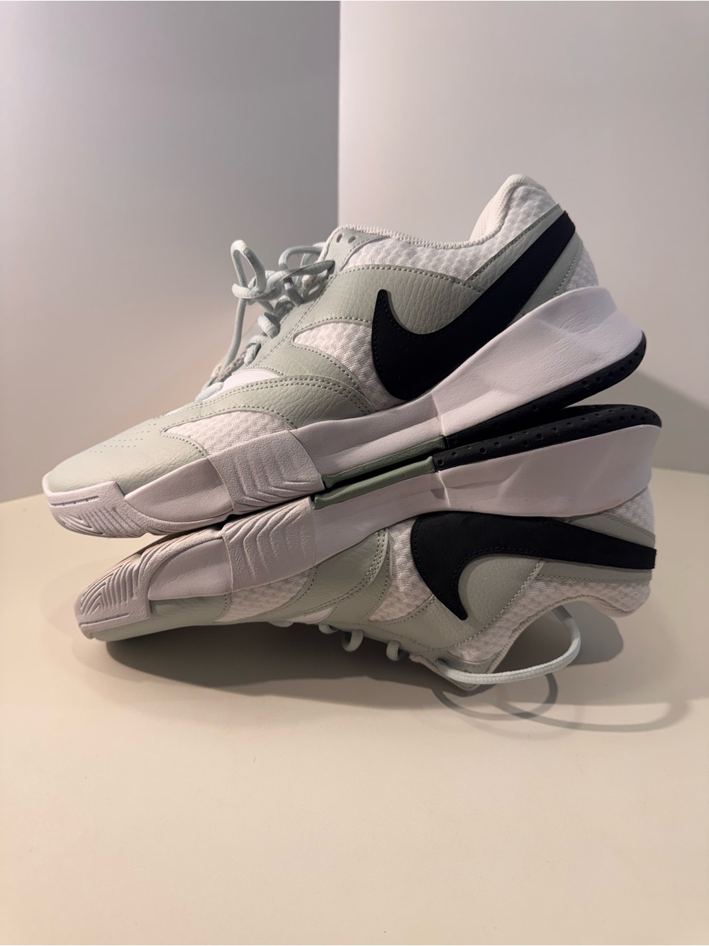 NikeCourt Lite 4 Tennis Shoes Silver Men’s 10